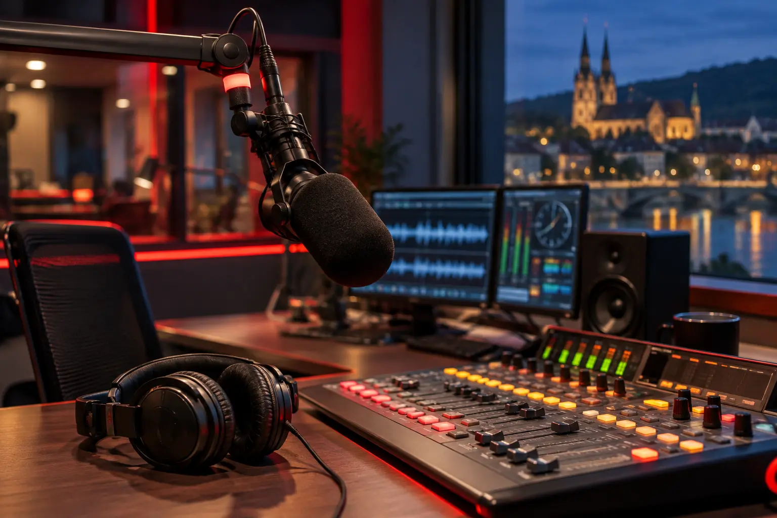 Estúdio de rádio